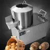 Éplucheur de pommes de terre électrique, Machine commerciale de nettoyage de patates douces, lave-pomme de terre entièrement automatique en acier inoxydable