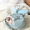 Cat Beds Bed Round Plush Warm House Soft Pet Dog Semi-Enclosed For Small Dogs Cats Nest Cushion Sleeping Sofa