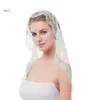 Bridal Welle Black Veil Lace Catholic Church Chapel Veil Covering