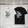 2023L lettre Nouvel An du Lapin limité Bugs Bunny imprimé T-shirt mode luxe manches courtes modèles pour hommes et femmes S-XXXL