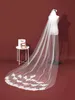 Bride Veils White Applique Tulle 3 meters veu de noiva long wedding bridal accessories lace veil