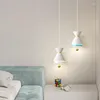 Hängslampor enkla kreativa restauranger matbord bar kan lyfta ljuskrona smart beröring justering led sovrum studie sängljus