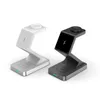 Portabel 3 i 1 trådlös laddningsstativ för iPhone 15 14 13 Pro Max Apple Watch Ultra 2 9 8 7 Holder Magnetic Fast Charging Station