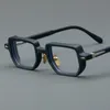 إطار النظارات Jacques نظارات Retro Frame Men Vintage Square Designer Grand Optical Eyewear Myopia Reading Women Prescription JMM Eyeglasses 230625