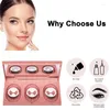 False Eyelashes 3pairs Self-adhesive 3D Glue Free Eyelash Strip Natural Mink Reusable Lashes Extension Beauty Supplies