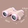 Telescope Binoculars 1Pcs 10X Kids Binocular Portable Outdoor Bird Watching Handheld Folding Educational Optic Toy Christmas Gift 231113