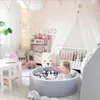 Baby Rail Baby Ocean Ball Bool Bool Manege Grey Blue Pink Round Play Play Play Play для Baby Play Ball Playground Games Games Children Toys 230412