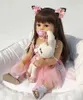 Dolls All Silicone Simulation Reborn Baby Children s Toys Clothes Can Be Changed Doll 231113