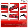 Freeshipping Professional Ceramic Flat Iron Hair Starten med digital LCD -skärm Dubbel Spänningssalong Hårstilverktyg CBWFK