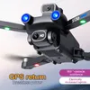 Akıllı İHA Drones GPS 4K HD Çift Kamera Hava Fotoğrafçılığı Engellerden Kaçınma Fırçasız Helikopter Katlanabilir RC Quadcopter