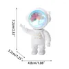 Keychains F19D Astronaut Keychain com o Sunset Projector Light Backpack Charm Pinging