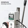 ZONESUN ZS-100C Machine d'estampage à chaud numérique Machine de pressage à chaud de gaufrage en cuir pour bois PVC Papier Logo personnalisé Timbre