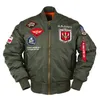 Vestes pour hommes veste de vol bombardier d'hiver varsity tactique MA1 armée de l'air vintage pilote moto nous marine pour hommes manteau 231110