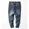 Jeans Homme Jeans d'hiver hommes pantalons de jogging chauds jean sarouel épaissir dites bonjour à la version denim du pantalon de survêtement le cordon élastique taille W0413