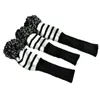 Inne produkty golfowe Fairway Metal Wood/Black Golf Headcover Knit Cover Cover Zestaw Zestaw wytrzymałym zużycie Fou99 231113