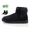 Designer Snowboots Australië Mini Platform Boot Dames Heren Klassieke Slip-on Suede Slides Winter Wol Warme laarsjes Bont Schapenhuid Schoenen UGGEUG Enkellaarsjes