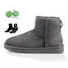 Designer Snow Boots Australia Mini Platform Boot Women Mens Classic Slip-On Suede Slides Winter Wool Warm Booties Fur Sheep Skin Shoes Uggeug Ankel Booties