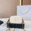 Камера кисточка Crossbody Classic Lou Bag Подличная кожа роскошная дизайнерская дизайнерская женская сумка для хранения плеча металлические сумочки Мужские модные сумки с большими мешками сцепления