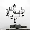 Wall Stickers Acrylic DIY Family Tree 3D Removable Po Frame Decals Posters Flower Mural Art Picture Bedroom Home Decor