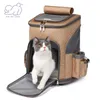 Plecak podróżny dla zwierząt domowych Odpowiedni dla psów koty szczenięta Odłączane rolki siatkowe wentylację wentylacyjna torba do przechowywania 231110