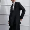 Men's Suits Summer Men Blazer Jacket Black Personality Suit Spring Loose Stage Performance Costume Yamamoto Male Casual Outerwear