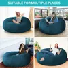 Coprisedia 5/6/7FT Copridivano Pigro Bean Bag Per Soggiorno Tatami Divano Rilassante Senza Riempitivo Interno