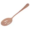 Dijkartikelen Sets 6-delige serveerwedstrijd Flatware Zilverware Set Uitgevoer Inclusief Cake Server Slotted Lepoon Rose Gold