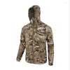 Vestes de chasse hommes été protection solaire séchage rapide tactique peau veste Camouflage à capuche mince coupe-vent crème solaire armée militaire