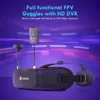 Modelo Diecast Eachine EV800DM Varifocal 5 8G 40CH Diversity FPV Gafas con HD DVR 3 pulgadas 900x600 Video Auriculares Batería incorporada 231113