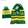 帽子のスカーフセットグリーンイエローナーシングソロリティ女性クラブ1932 xho sign chi eta phi soror scarf hat for womenl231113