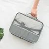 Aufbewahrungstaschen, 7 Stück/Set, tragbare Gepäck-Reisetasche, Damen-Kleidung, Unterwäsche, Sortier-Organizer, große Kapazität, Verpackungszubehör, Schwarz