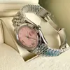 Ladies Watch Pink Watch 36mm Automatic Mechanical Watches Fashion Wristwatch Stainless Steel Strap Montre De Luxe