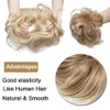 Синтетические парики BENEHAIR Messy Bun Scrunchy Hair Fake Women Шиньон Резинка Шиньоны Для Женщин Updo Donut 231113