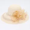 Wide Brim Hats Trendy Bucket Hat Sweat Absorption Band Breathable Lady Summer Sun Foldable Fashion Accessories