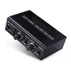 Freeshipping Mini 2-kanals mikrofonförförstärkare Dual Mic Preamp Electric Guitar Bassförstärkare för Home Auido KBBDG