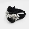 Grampos de cabelo Prom Moda Headband Luxo Barroco Personalidade Bow Incrustado Strass Senhoras 853