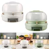 Storage Bottles Rotating Rice Dispense Jar Food Container For Kitchen Home Cabinet