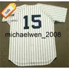 Mich28 Men 7 Mantle 8 Berra 15 Munson 1983 Home Baseball Jersey