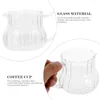 Dinnerware Sets Small Milk Jug Espresso Wdt Coffee Frothing Cup White Ceramic Creamer Glass Sauce Pitcher