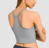 2023 Racerback Débardeurs pour femmes avec soutien-gorge rembourré Camis Sexy Yoga Chemise de sport Stripe Vêtements de sport Femmes Sous-vêtements Courir Fiess Soft High 6