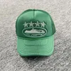 볼 캡 2023 트렌디 한 브랜드 스타 크루즈 자수 여름 트럭 모자를위한 여름 트럭 모자 통기성 메쉬 야구 빈티지 트럭 운전사 모자