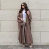 Ethnic Clothing Dubai Abaya Open Cardigan Women Muslim Bat Sleeve Maxi Dresses Turkey Kaftan Arab Robe Islamic Eid Kimono Ramadan Jilbab