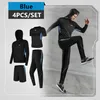 Męskie dresy szybkie suche zestawienie mężczyzn 6pcs/zestaw rajstopów sportowych noszenie kompresyjnej siłowni fitness Sportswear Basketball Bieciding 230412