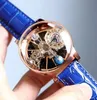 V2 Static Version Swiss Quartz Mens Watch Astronomical Tourbillon Skeleton Aventurine Dial EPIC X CHRONO CR7 Steel Rose Gold Hello264A 272L