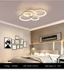 Led Dimmable Ceiling Light Modern Ring Circle Flush Mount Ceiling Lamp Acryl Lampshade Chandelier Bedrrom Living Room