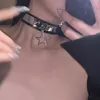 Choker pentagram goth nackband legering materialen festtillbehör för flickor