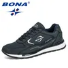 Scarpe antinfortunistiche BONA Designers Scarpe da ginnastica alla moda in pelle nabuk Uomo Scarpe casual da esterno Uomo Sapato Masculino Krasovki Zapatos De Hombre 231113