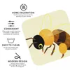 Table Mats Honey Bees Coasters Coffee Leather Placemats Cup Tableware Decoration & Accessories Pads For Home Kitchen Dining Bar