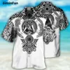 Casual shirts voor heren Sons Of Mens Aloha Hawaiian 3D all-over bedrukt mannelijk Hawaii strand tshirt vrouwelijk zomer revers Tee Unisex top-2