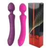 Vibradores FLXUR Potentes consoladores Vibrador Dual Motor Wand GSpot AV Masajeador Juguete sexual para mujer Estimulador de clítoris Adultos Masturbador 231113